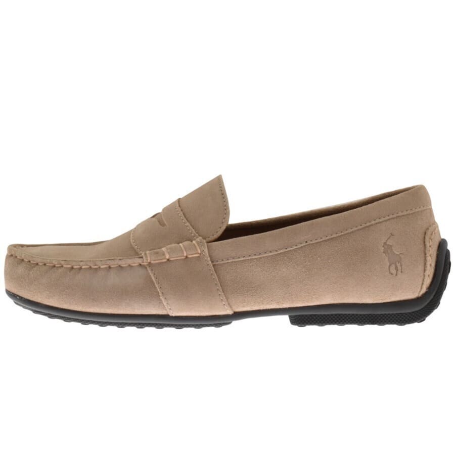 Ralph Lauren Reynold Driver Shoes Beige | Mainline Menswear